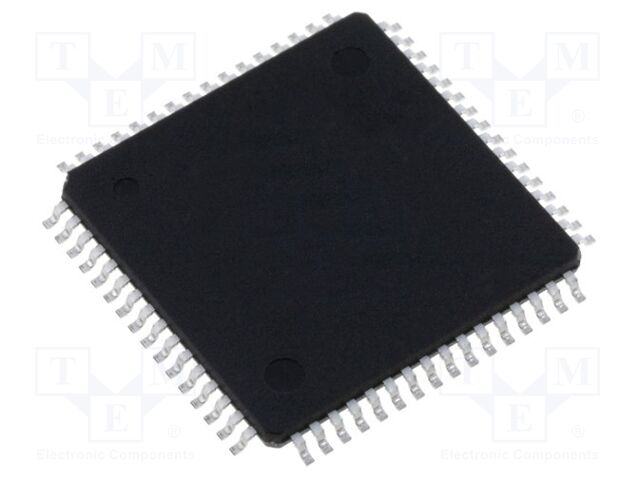 ATMEGA128A-AN – Microchip Technology – IC: AVR Mikrocontroller; ATMEGA; TQFP64; 2,7÷5,5VDC; Cmp: 1; 0,8mm
