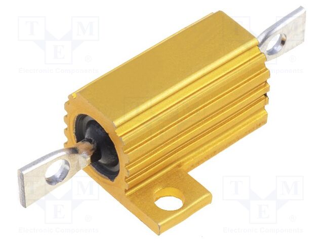 HS10 4K7 J – ARCOL/OHMITE – Resistor: wire-wound; 4.7kΩ; with heatsink; screw; 10W; ±5%; 160V