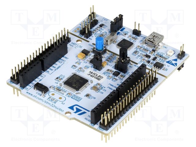 NUCLEO-F401RE – STMicroelectronics – Entw.Kits: STM32; Komp: STM32F401RET6; Erweiterungssteckplätze: 2