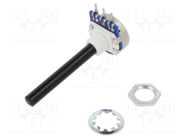 PC20BU-100K-LIN – OMEG – Potentiometer: shaft; 100kΩ; single turn; ±20%; 0.4W; linear; 6mm