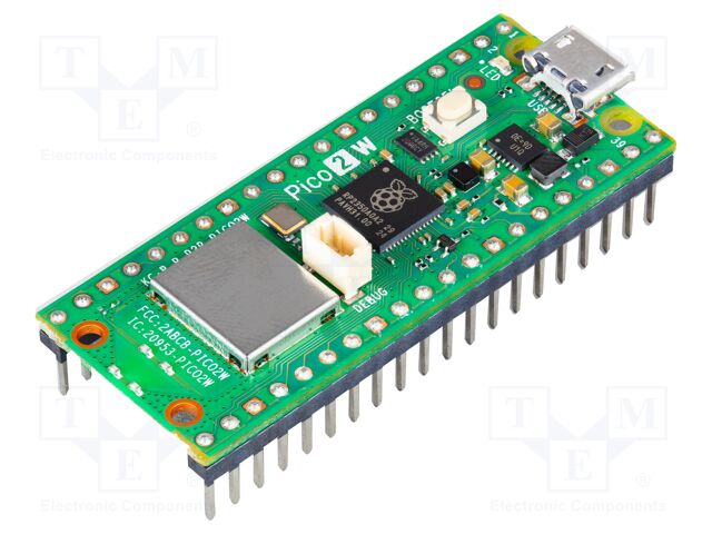 RASPBERRY PI PICO 2 WH – Raspberry Pi – Zubehör: Prototypenplatine; Raspberry Pi PICO 2 WH; 1,8÷5,5VDC