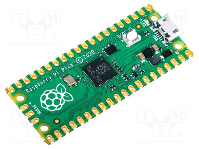 RASPBERRY PI PICO – Raspberry Pi – Zubehör: Prototypenplatine; Raspberry Pi PICO; Frequenz: 133MHz