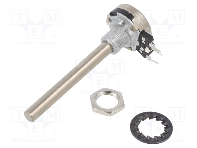 T-21AHM0607472A2020 – PIHER – Potentiometer: shaft; 4.7kΩ; single turn; 200mW; THT; 6mm; metal