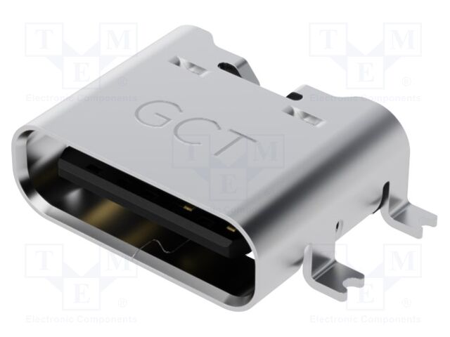 USB4135-GF-A – GCT – Connector: USB C; socket; Fully SMT; PIN: 6; horizontal; 3A