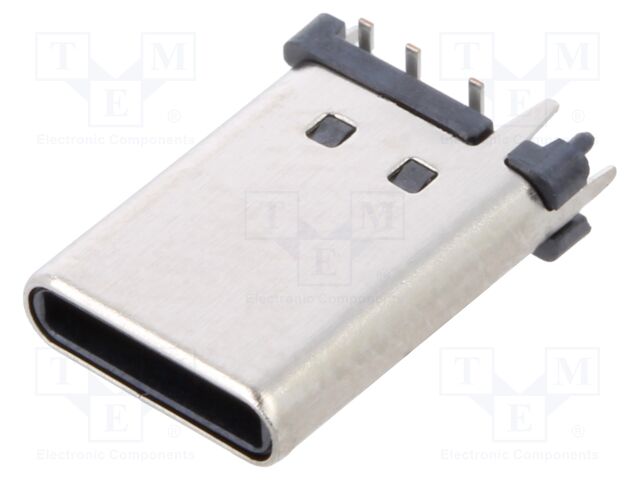 USB4180-03-0120-C – GCT – Connector: USB C; plug; SMT; PIN: 6; vertical; top board mount; 3A